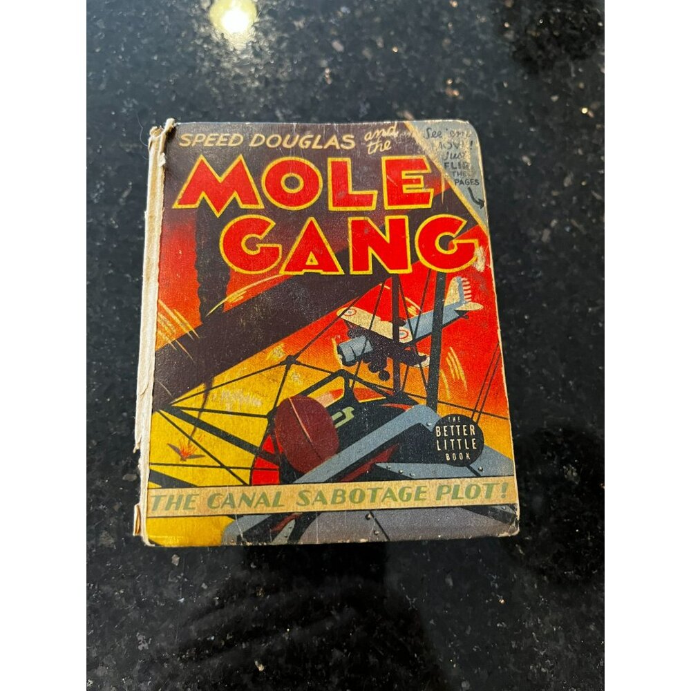 Vintage Better Little Book Speed Douglas and the Mole Gang #1455 1941